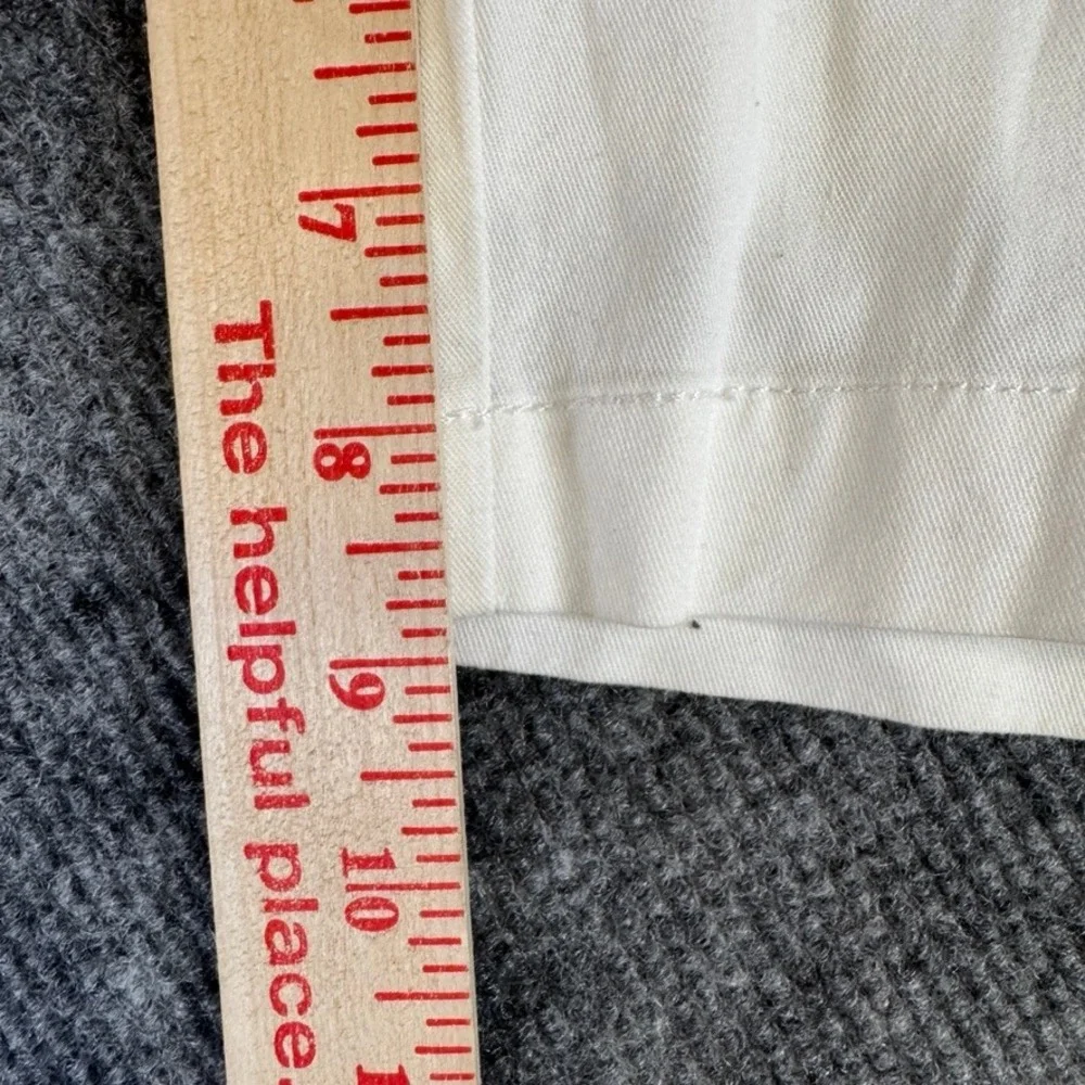 Polo Ralph Lauren Boys White Chino Shorts with Striped Belt Size 14 Stretch